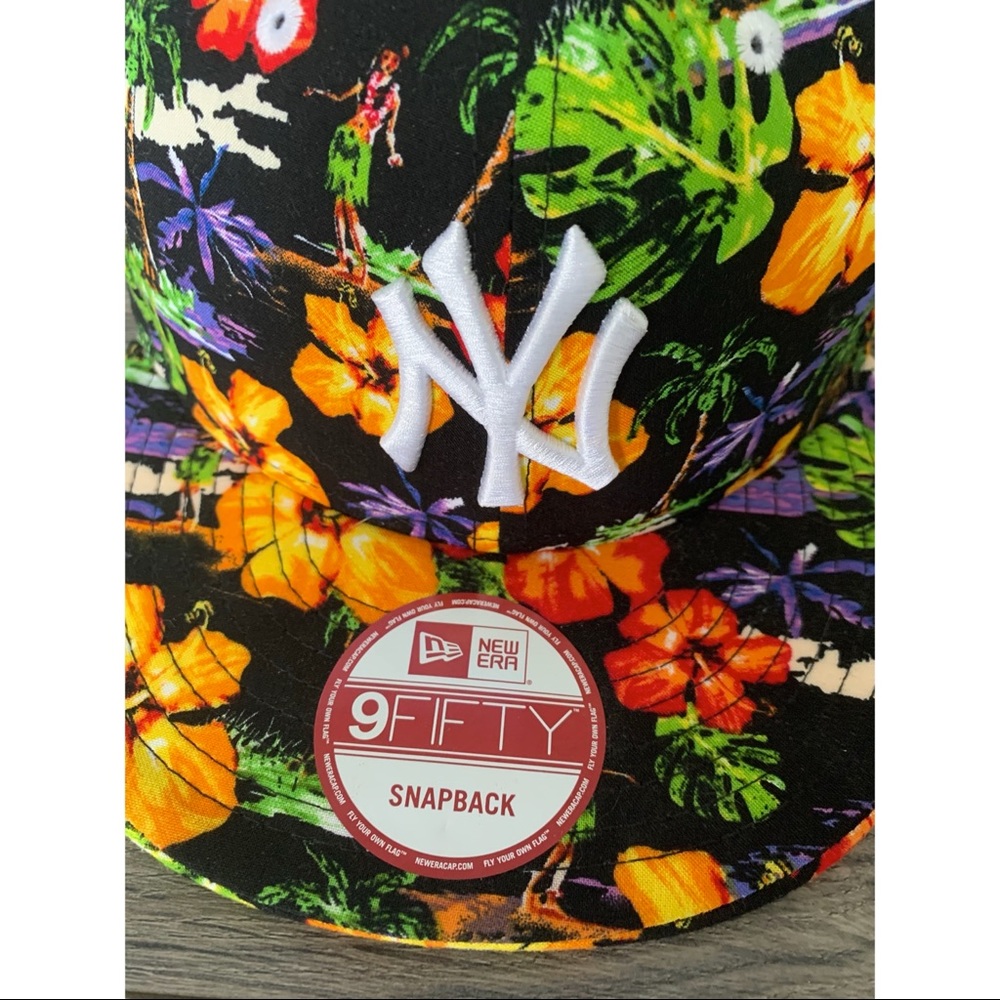 NY Yankees floral Snapback